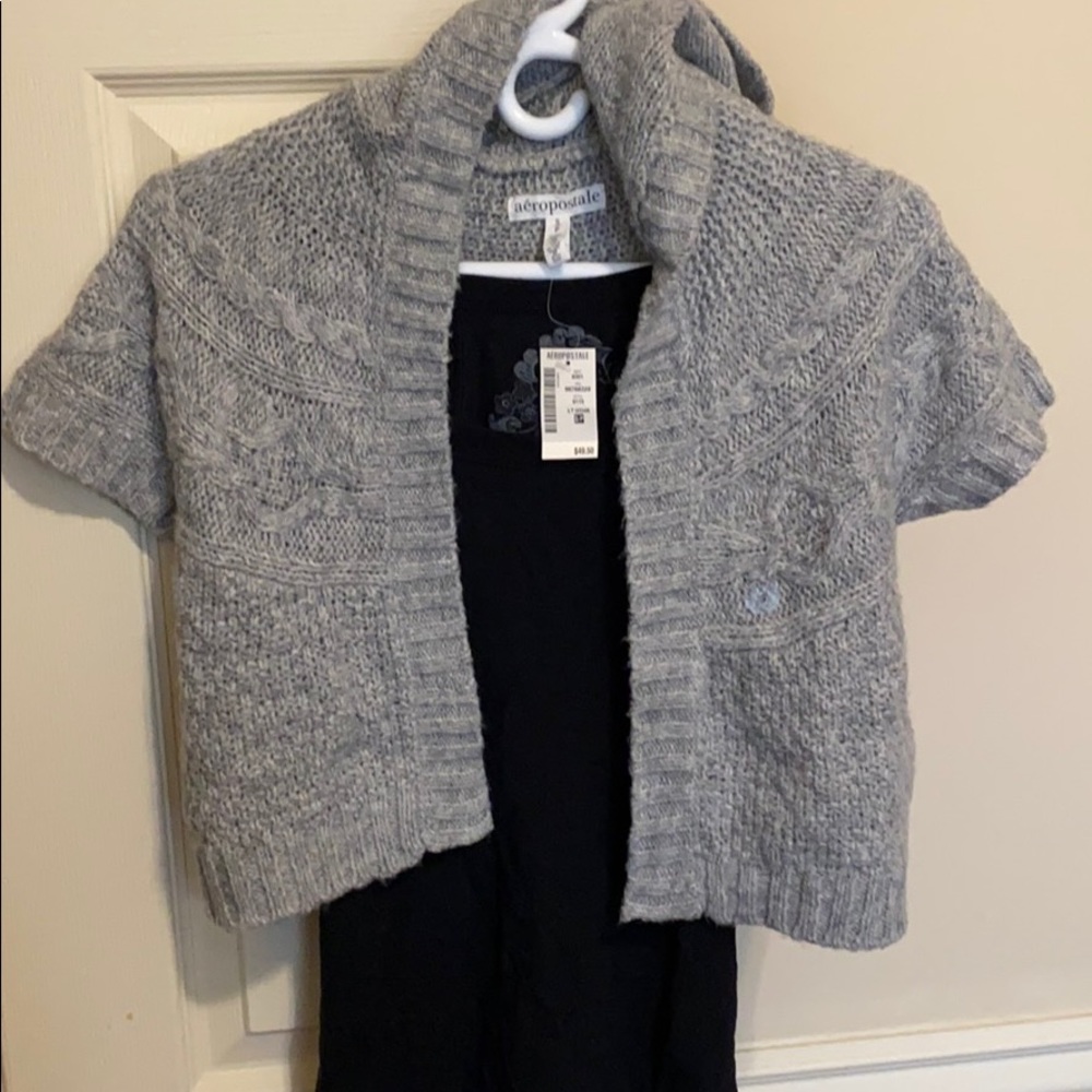 Aeropostale crop cardigan